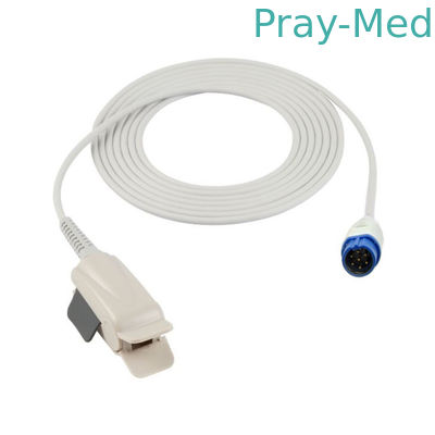 kopen De Sensor van de Drageroneindigheid SpO2 voor multicable TPU-Jasje 7 Pin Connector 3m/10 voet online vervaardiging