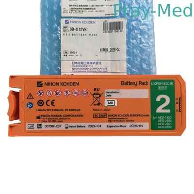 kopen 30V 1400mAh batterij vervanging voor originele Nihon Kohden Cardiolife 2100 AED SB-212VK online vervaardiging
