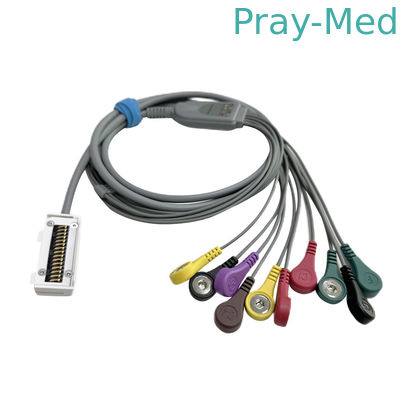 kopen Meditech Cardiup ECG Holter Cable voor CardiUP!3 CardiUP!12 TPU Jacket 10-kanaal Snap Connector online vervaardiging