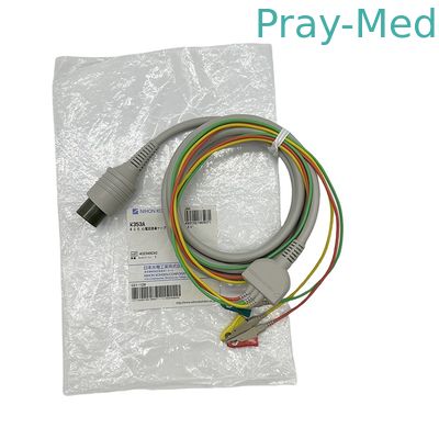 kopen Originele Nihon Kohden One-Piece Ecg Cable 3-lead Ecg lead draden K353A Clip online vervaardiging