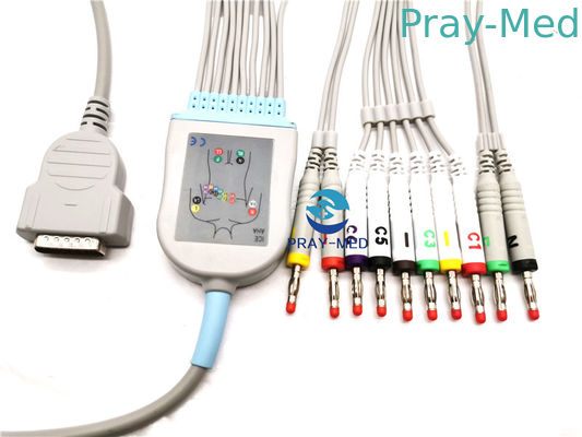 kopen De Kabels van GE Marqutte MAC1000 Duitsland Ecg, TPU-het Looddraden van Jasje Betrouwbare Duitsland Ecg online vervaardiging