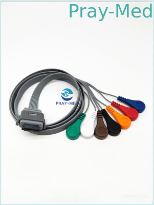 kopen Biomedische Kabel 7 Lood 26 van BI9800/van BI9000 Holter Ecg Speld Compatibel met Edan online vervaardiging