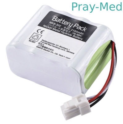kopen de Batterijwit van 2100mAh 9.6v Nihon Kohden voor nkb-302 X064 opv-1500 opv-1500K online vervaardiging