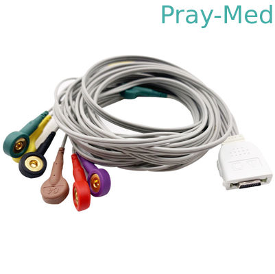 kopen Biocare IE10 19 Speld ECG Holter Cable 10 Jasje van de Lood het Onverwachte Schakelaar TPU online vervaardiging