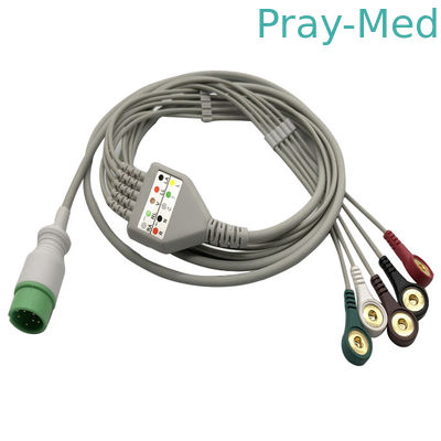 kopen Zoncare Hwatime 2.6mm het Loodecg Kabel van 6pin 5 met Leadwires-Breuk online vervaardiging