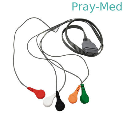 kopen Holter 5 de Kabel van Loodecg, de Kabel Edan SE2003 van de Monitorschakelaar/SE2012 met 16 Spelden online vervaardiging