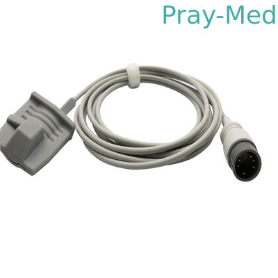 kopen De Kabel Volwassen spo2 Sensor van Zoncarehwatime om 6 speldschakelaar 3m TPU online vervaardiging