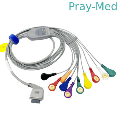 kopen AHA-de Kabel van CEI TPU Holter ECG voor Biomedische 26 Pin Snap Connector online vervaardiging
