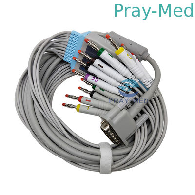 kopen Mortara ELI 250 ELI 250C ELI 350 electrocardiogramkabel 15 SPELD 3.6m Lood 10 online vervaardiging