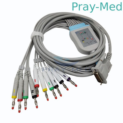 kopen Schiller AT3/CS100 10 de Kabel Db 15 Speldschakelaar 5.0mm van het Loodelectrocardiogram Diameter online vervaardiging