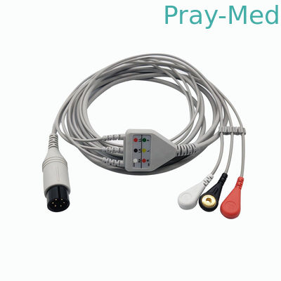 kopen Mindray/Geduldige Kabel van Goldway ECG, 6 speldt Medische Ecg-Kabel met Breuk/Grabber online vervaardiging