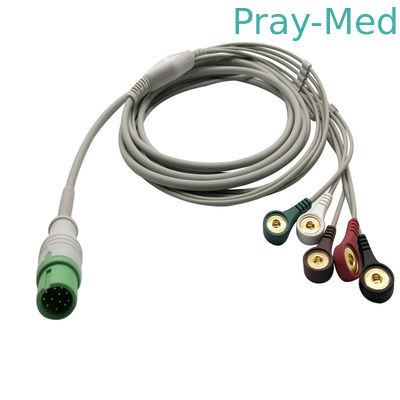 kopen Grijze het Loodecg Kabel en Leadwires van C30 C40 3.6m 12pins 5 voor Comen online vervaardiging