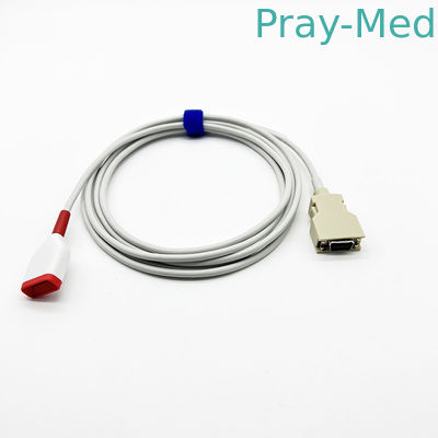 Grijze de Sensorkabel 12ft  14 Pin Connector 4081 van TPU Spo2