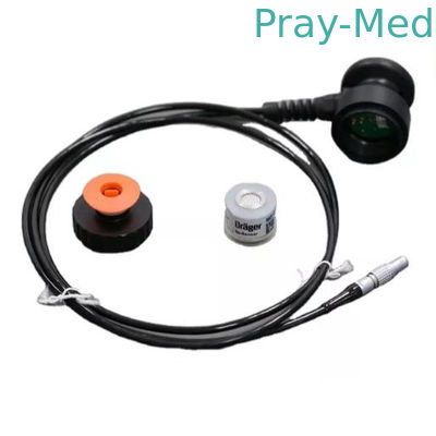 Originele Drager 8606055 Medische Zuurstof Sensor Behuizing Houder Met Kabel Voor Fabius