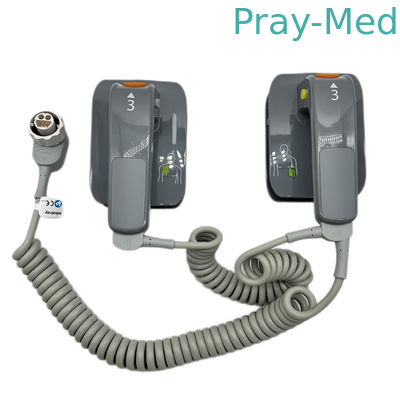 De originele Defibrillator D6/D3 Externe Peddels van Mindray met Kabels MR6601 0651-30-77001
