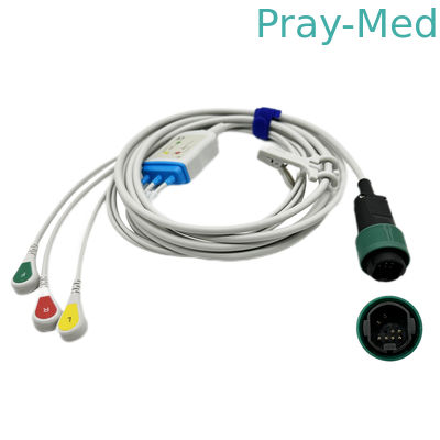 Direct Yilanglood 3/5 verbindt ECG-de Lengte van Kabelcei 3.6m voor Geduldige Monitor