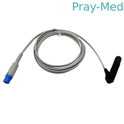 Oorklem voor dieren/volwassenen 7-pins zuurstofsensorkabel voor Drager Siemens SpO2-sensor