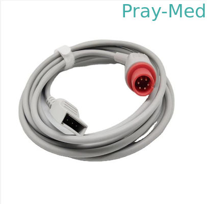 Van de de Bloeddrukomvormer van Dragerdraeger Utah de Kabel van de de Kabel6pin IBP Adapter