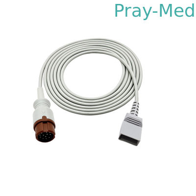 Compatibele medische adapter Invasieve Bp kabel 3m Compatibiliteit met Mindray Tpu