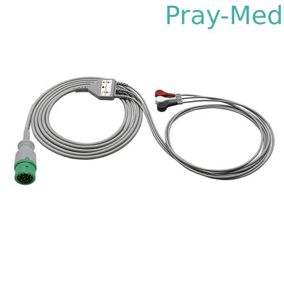 Comen 12pin compatibel Direct Connect EKG kabel met lood draden