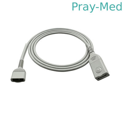 Bis Vista Bilaterale 10Pin EEG Monitor Adapter Kabel 4 Elektroden Grijze Kleur