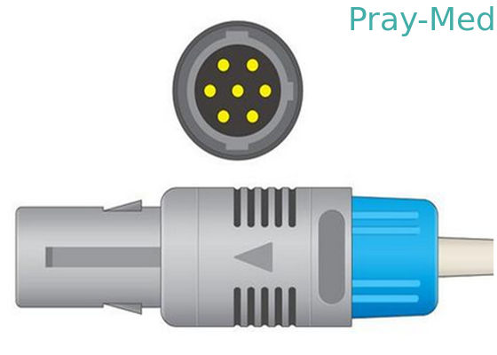 Compatibele de adapterkabel van Bionet 7pin spo2/uitbreidingskabel voor geduldige monitor