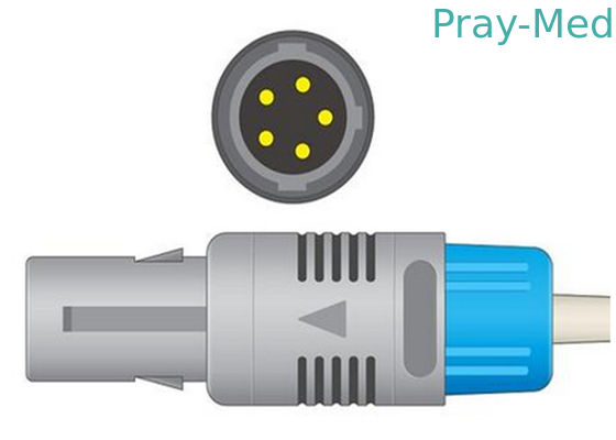 De compatibele kabel van de de kabeladapter van de Keus5pin spo2 uitbreiding