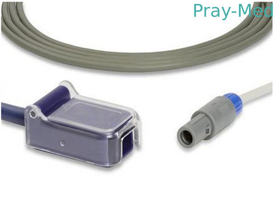 De kabel van de Edanm8 spo2 uitbreiding/adapterkabel met goedgekeurd Ce en ISO van 8pin