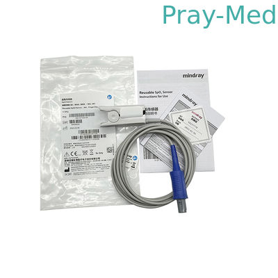 Mindray 512FLL herbruikbare SpO2 sensor 6Pin volwassen vinger clip 040-001403-00
