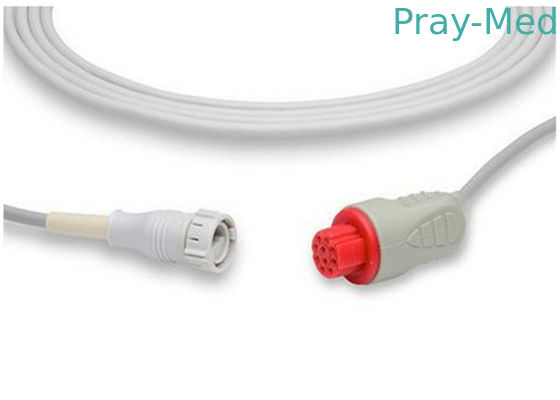GE-Datex Kabel 10 Pin Connector Grey HP Ibp-Kabel 3M van Ohmeda Ibp