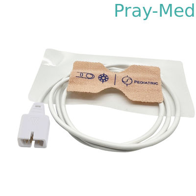 7pin de betrouwbare Impuls Oximeter sondeert 0.9m TPU Pediatrische Spo2 Sensor