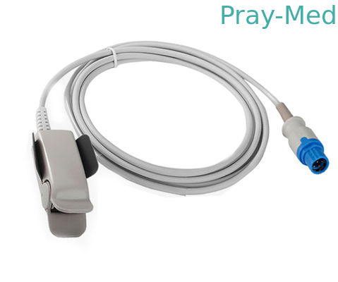 4.0mm Drager Volwassen Sensor 7 van de Vingerklem Spo2 speldschakelaar