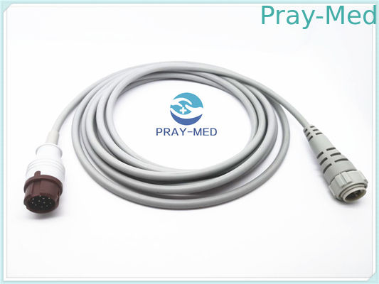 Kabel 4mm van de Mindraypm9000 Invasieve Bloeddruk Diameter met Medix-Jukkant
