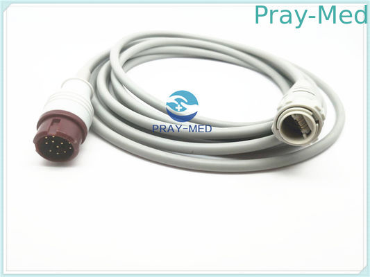 Kabel van de Mindrayt5 de Invasieve Bloeddruk, Kabel 4mm van HP IBP Diameter