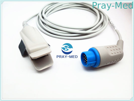 Kontron 7138 Volwassen Spo2-Vingersensor 12 de Kabel van de Speldschakelaar TPU 3m