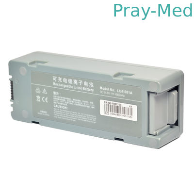 De Medische apparatuurbatterijen van LI34I001A Mindray Navulbaar voor D5 D6 Defibrillator 022-00012-00