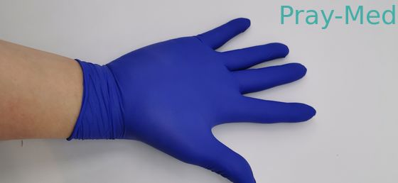 Beschikbare het Onderzoekshandschoenen s-Xl van het Poeder Vrije Nitril Grootte voor Medisch Gebruik