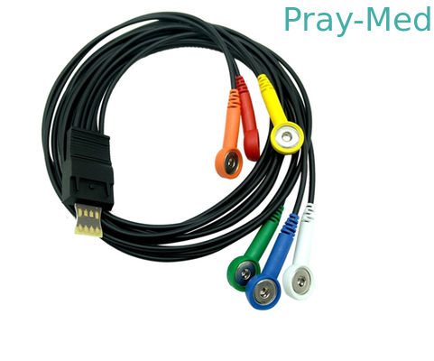 Schiller 6 Lood 1.1m Ecg-Elektrodenkabel voor MT-200 MT-101