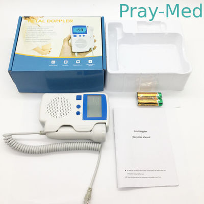de Medische apparatuur Navulbare Batterij Handbediend Foetaal Doppler van 3MHz 210bpm