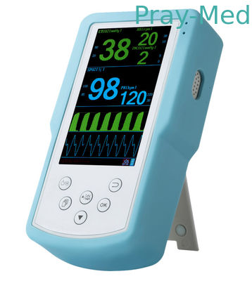 254 de Handbediende Impuls Oximeter CA100B van BPM ETCO2 SPO2