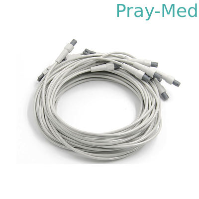 Het grijze electrocardiogram Leadwires 420101-002 10 AHA 1.2M van GE Marquette MAC