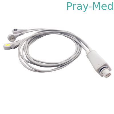 ECG Leadwire plaatste 4 Lood 3ft Fukuda Denshi voor lx-7120 7230N