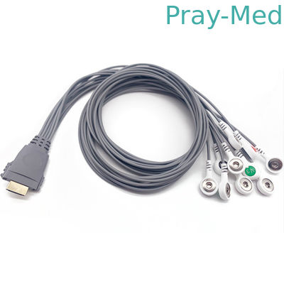 Landcome 1.5m 10 Lood Ecg Holter Cable Grabber Connector
