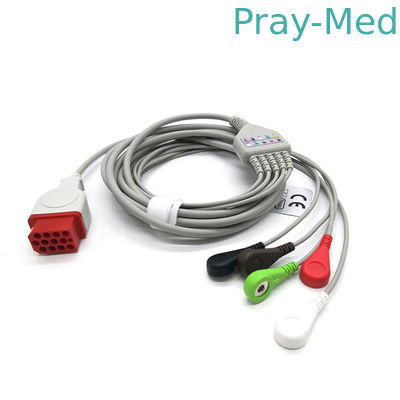 12 speld5leads ECG Geduldige Kabel Compatable met Bionet BM5 BM7