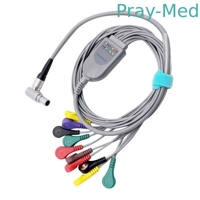 GE CM3000 10 Speld 10 Lood ECG Holter Cable 0.9m Onverwachte Schakelaar