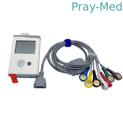 Benewarect 08 TPU 1.1m ECG Holter Cable Individual Pack 7 Pin Snap