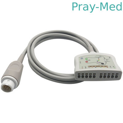 Van de het electrocardiogramecg Boomstam van Edan Elite V8 Kabel 2.4M Round 12 Pin Connector