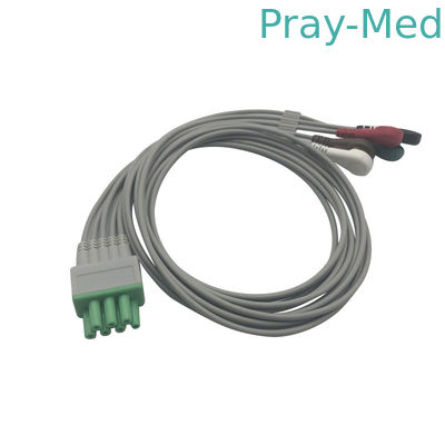 AHA ECG Patient Cable 5 Lead Compatible For Mindray Telemetry Snap
