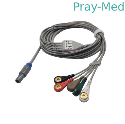 DIN-Schakelaar AHA 3/5 Kabel 6 speldschakelaar IEC/AHA van Loodbiosys Ecg