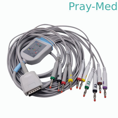 Van het de Verduisteringselectrocardiogram van Mortaraburdick Kabel Compatibele 007704 012-0844-00 012-0844-01 3.6m Lengte